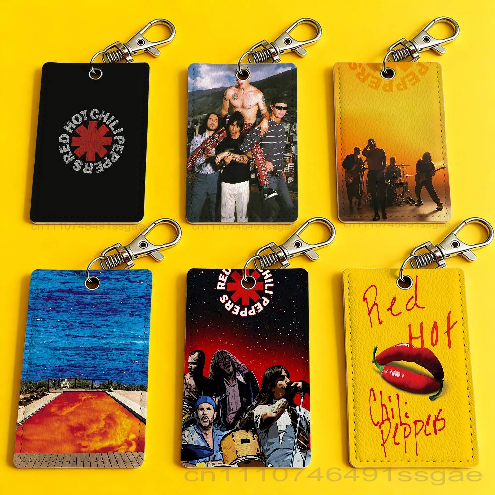 Lanyard Badge Holder - Red Hot C-Chili P-Peppers Card Holder