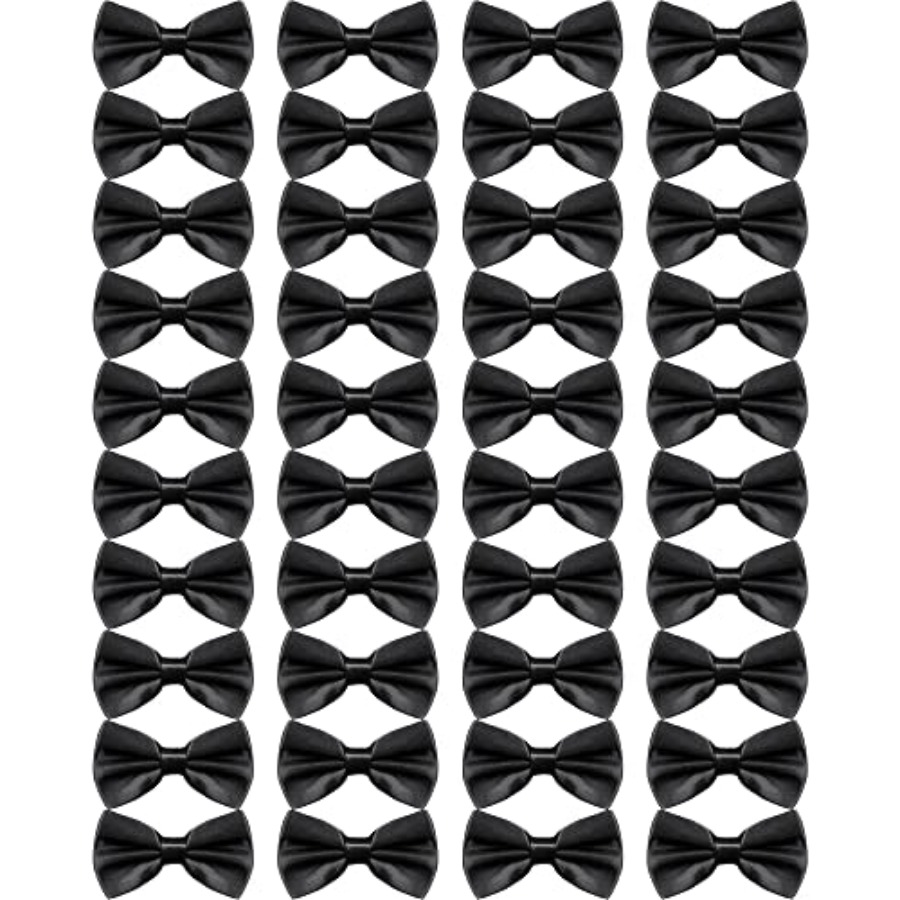 Bow Tie Pre Tied - 2026 New Arrival40 Pcs Bow Tie