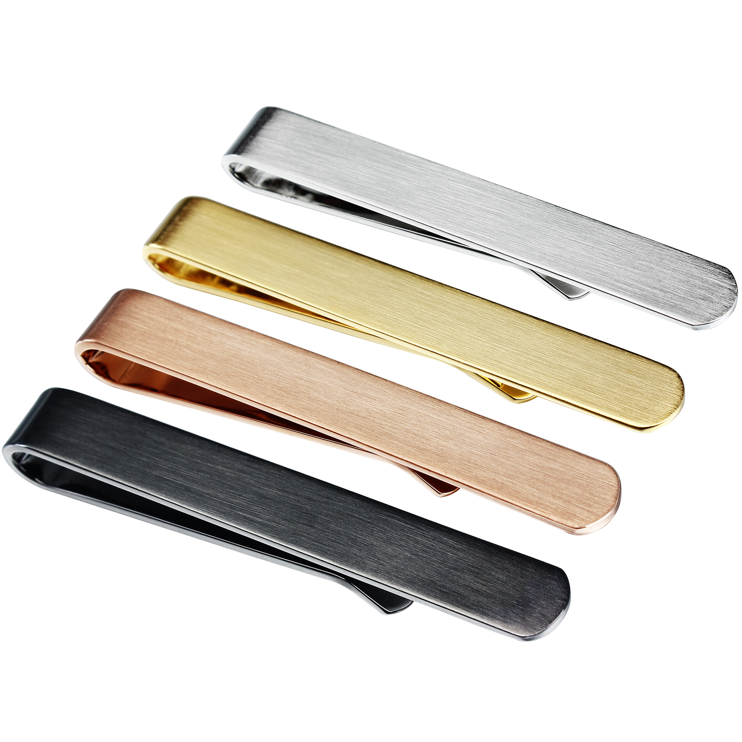 Tie Bar Set Gift - HAWSON 4pcs Skinny Tie Clip for