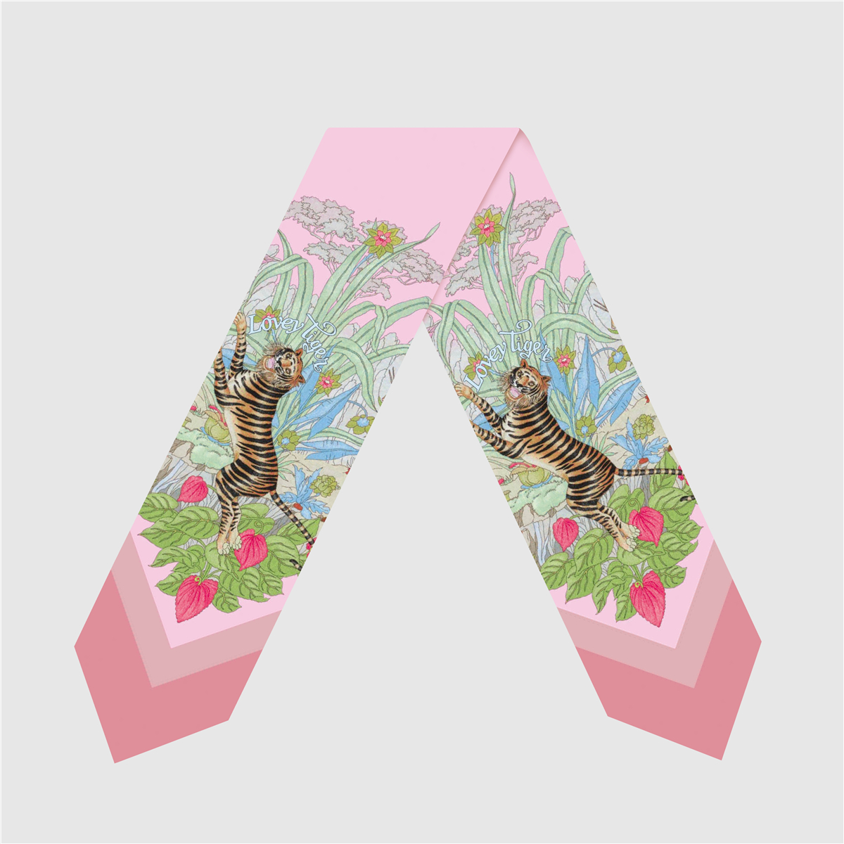 Silk Neck Scarf - Women Scarf New Brand Bag Hair