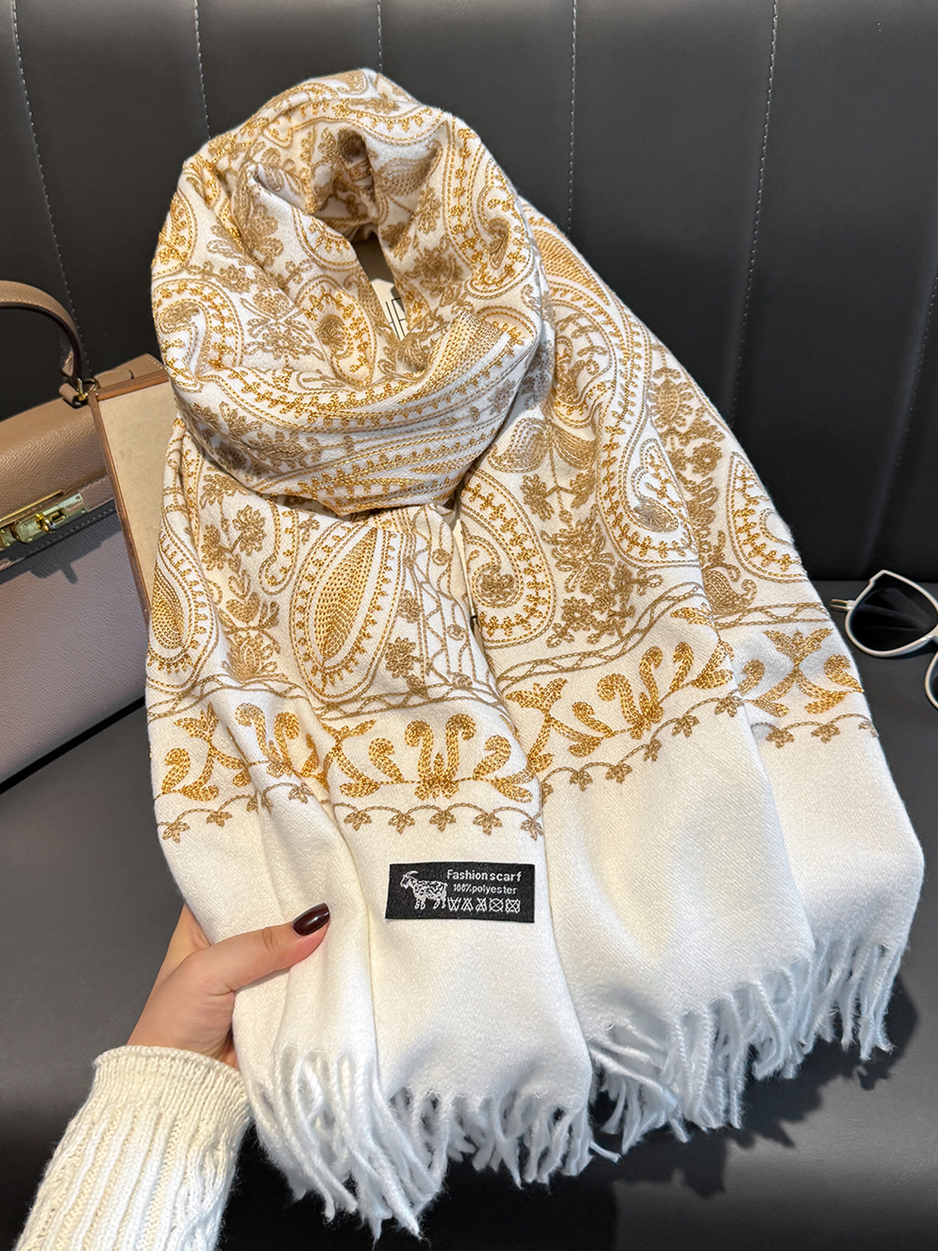 Luxury Thick Warm Paisley Pash - Woven Scarf Blanket recensie en prijs