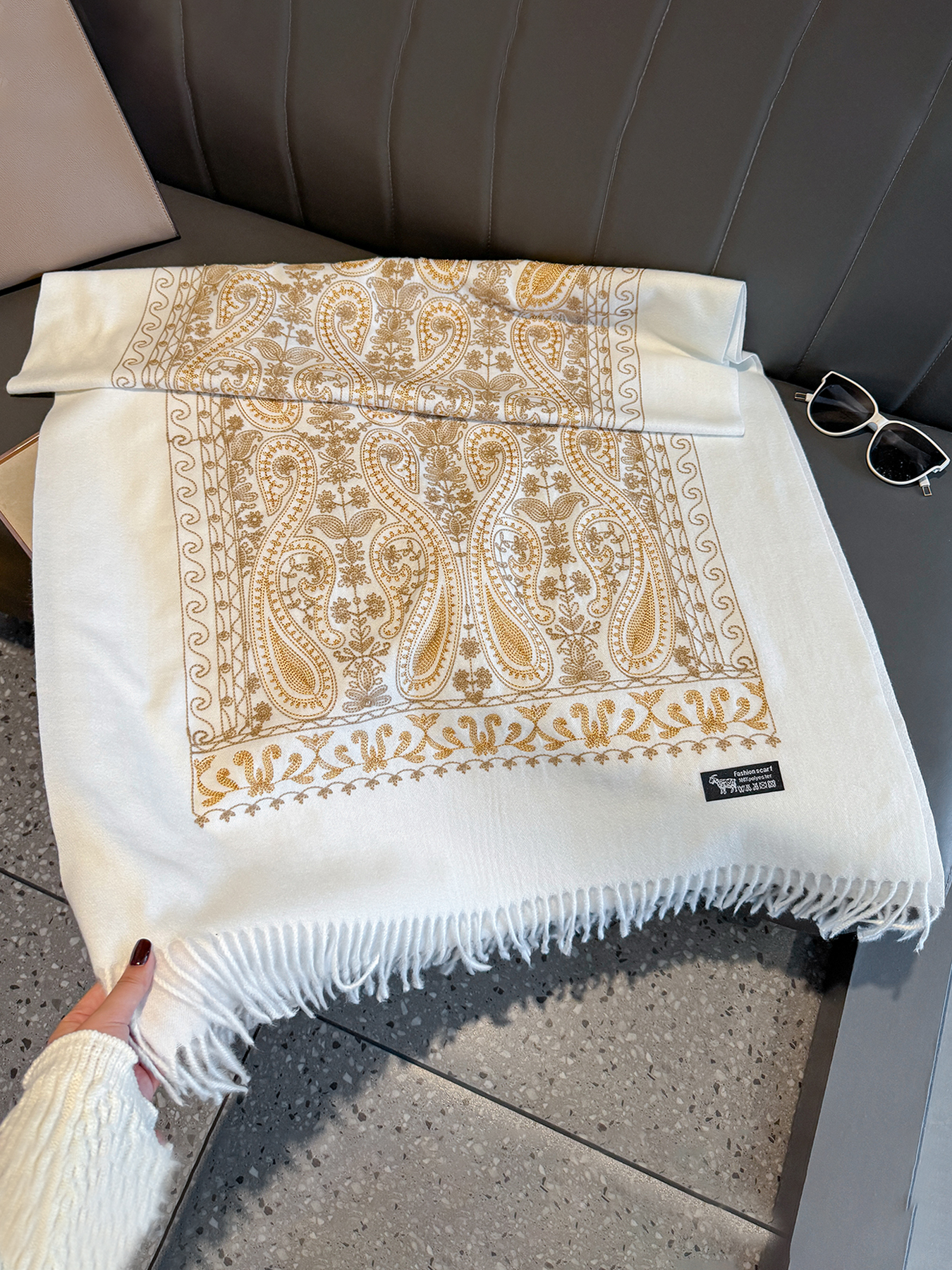 Luxury Thick Warm Paisley Pash - Woven Scarf Blanket recensie en prijs