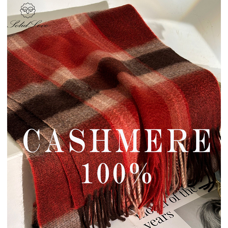 100% Cashmere Scarf   Plaid  W - Muffler Men Wool recensie en prijs