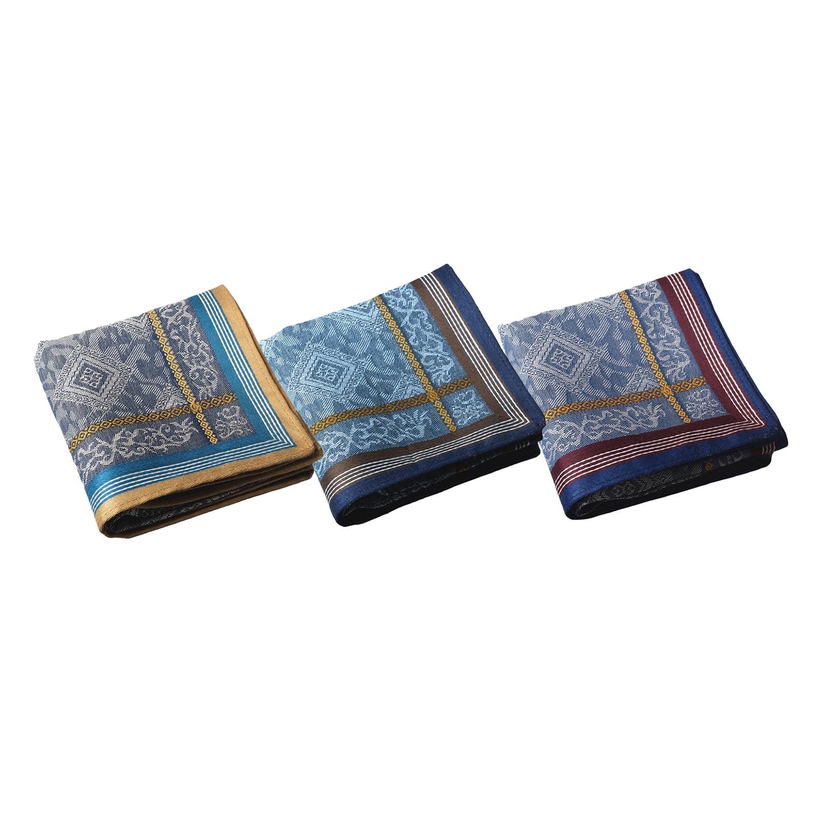 3Pcs Pocket Square Hankies Jac - Handkerchief Cotton Men recensie en prijs