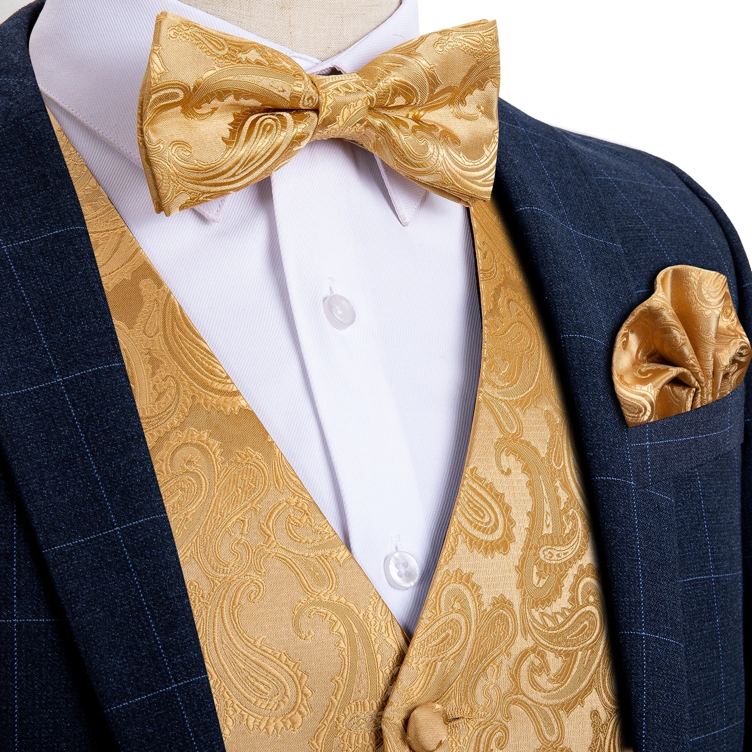 Retro Paisley Floral Full Set  - Pocket Square Set recensie en prijs