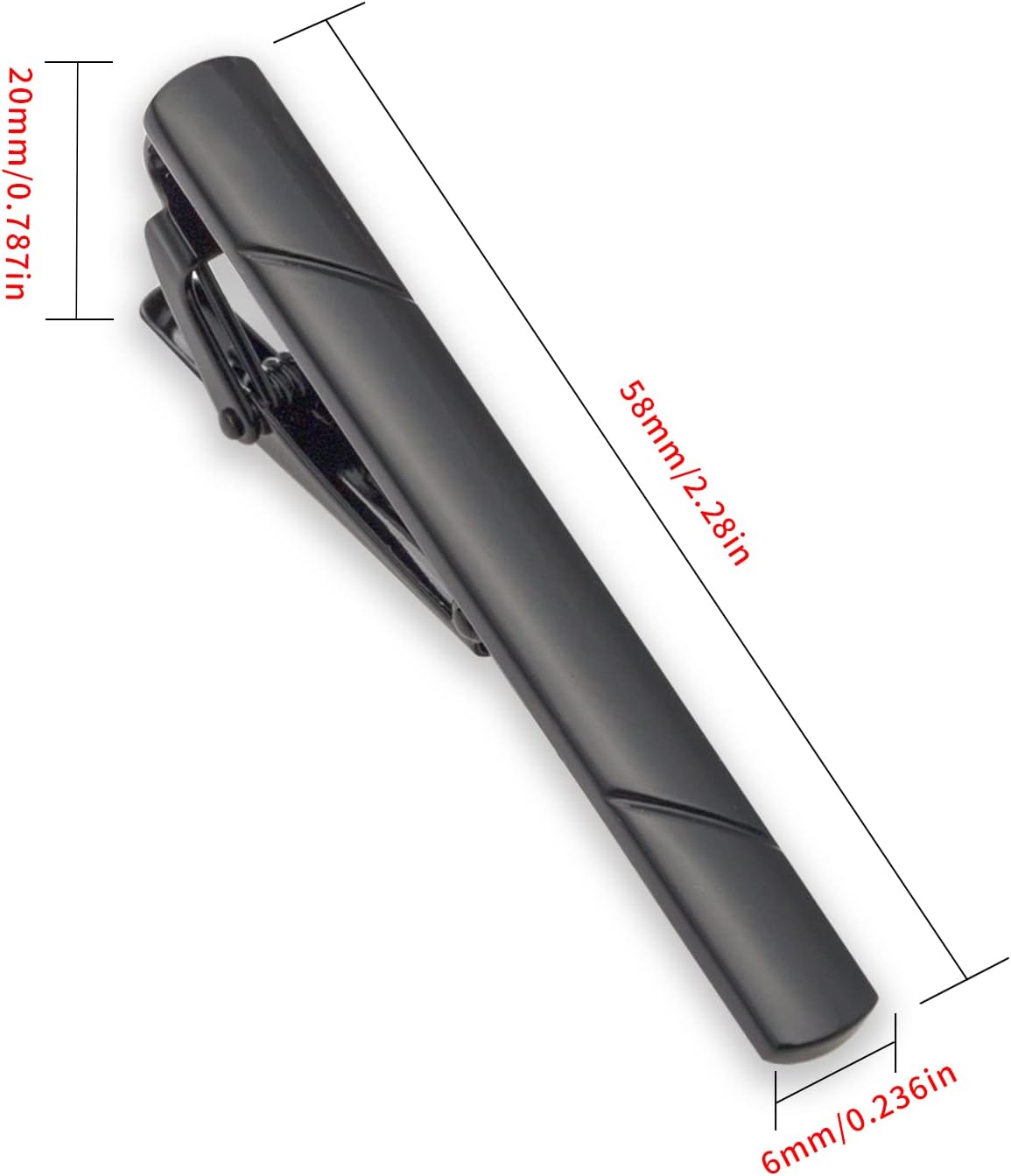 4Pcs Tie Clips for Men with Gi - Tie Clip Silver recensie en prijs