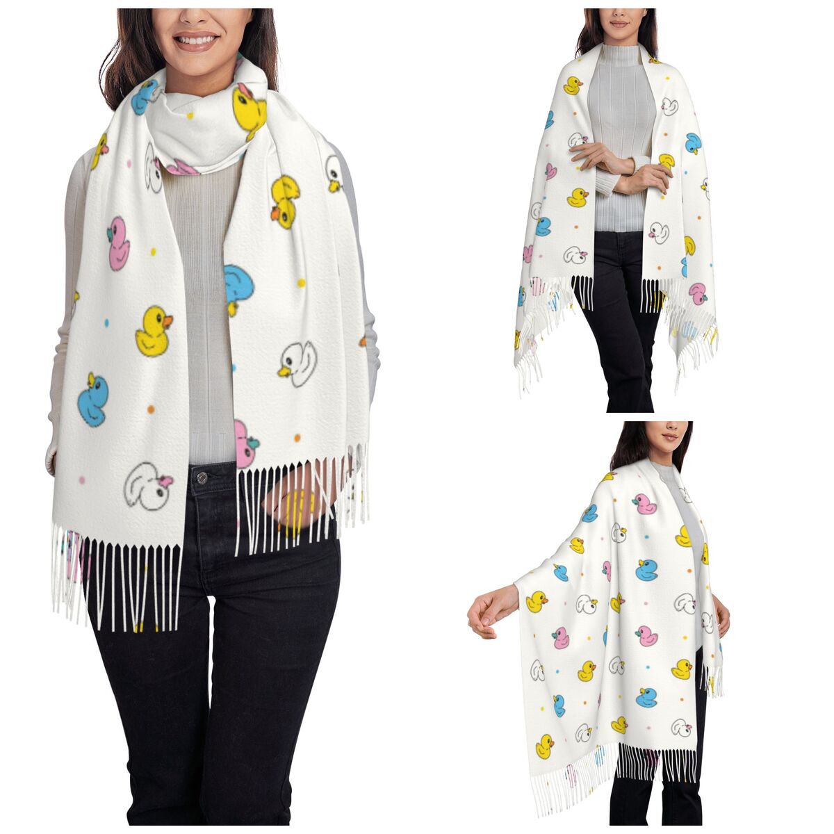 Women's Scarf with Tassel Cute - Pashmina Wrap Large recensie en prijs