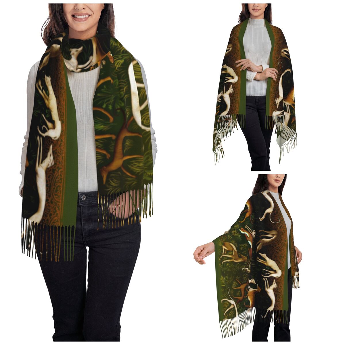Greyhounds Shawl Wrap Women Wi - Pashmina Wrap Large recensie en prijs