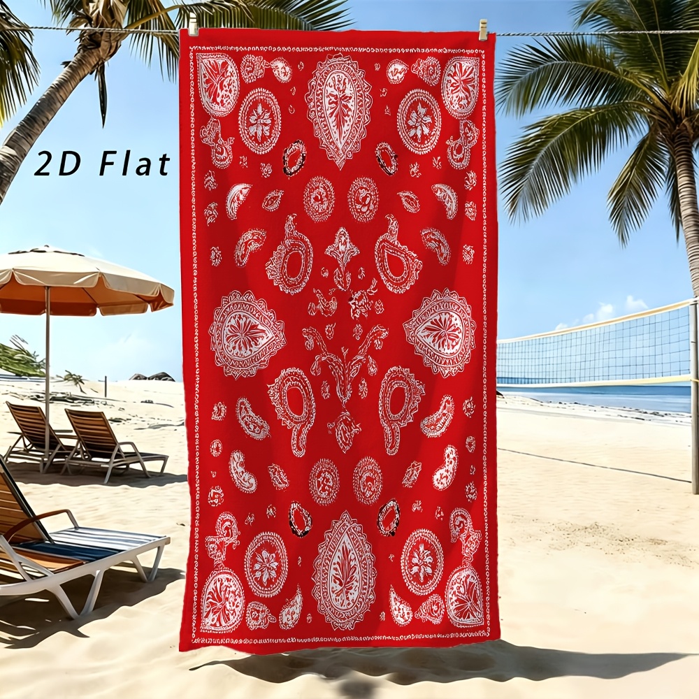 Classic Bandana Beach Towel Tr - Woven Scarf Blanket recensie en prijs
