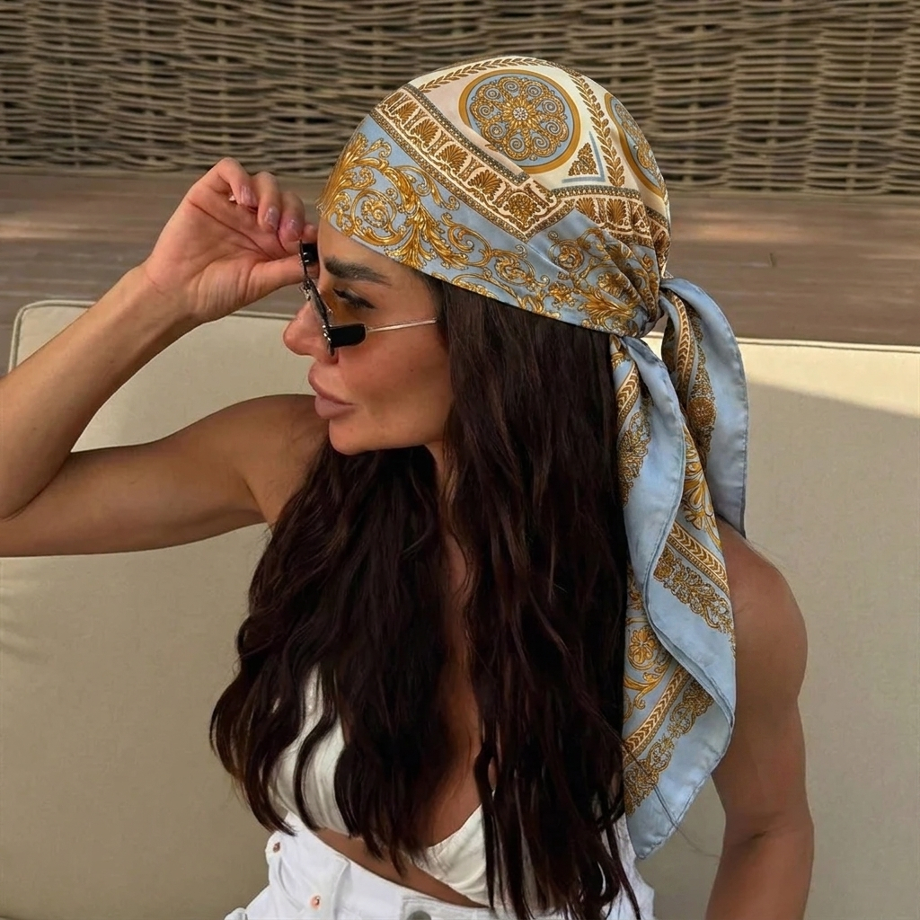 Silk Shawl Satin Square Scarf  - Silk Neck Scarf recensie en prijs