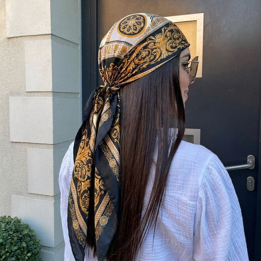 Silk Shawl Satin Square Scarf  - Silk Neck Scarf recensie en prijs
