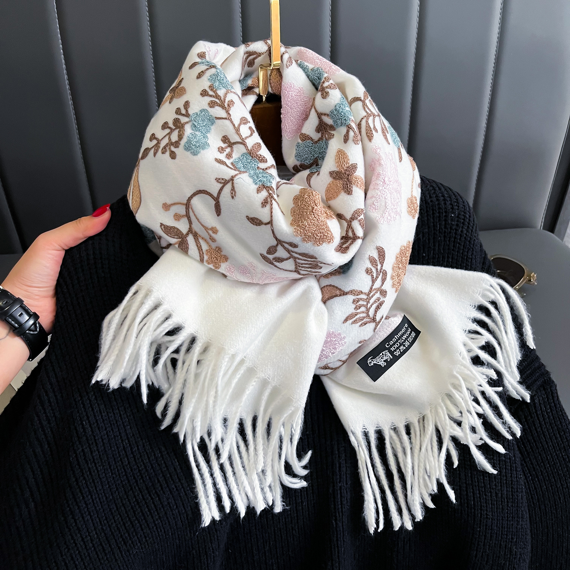 New Winter Warm Cashmere Scarf - Woven Scarf Blanket recensie en prijs