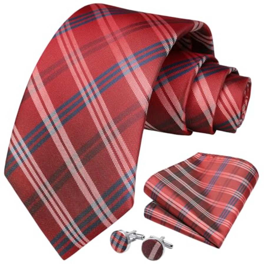 Mens Ties Set Stripe Plaid Tie - Silk Tie Striped recensie en prijs