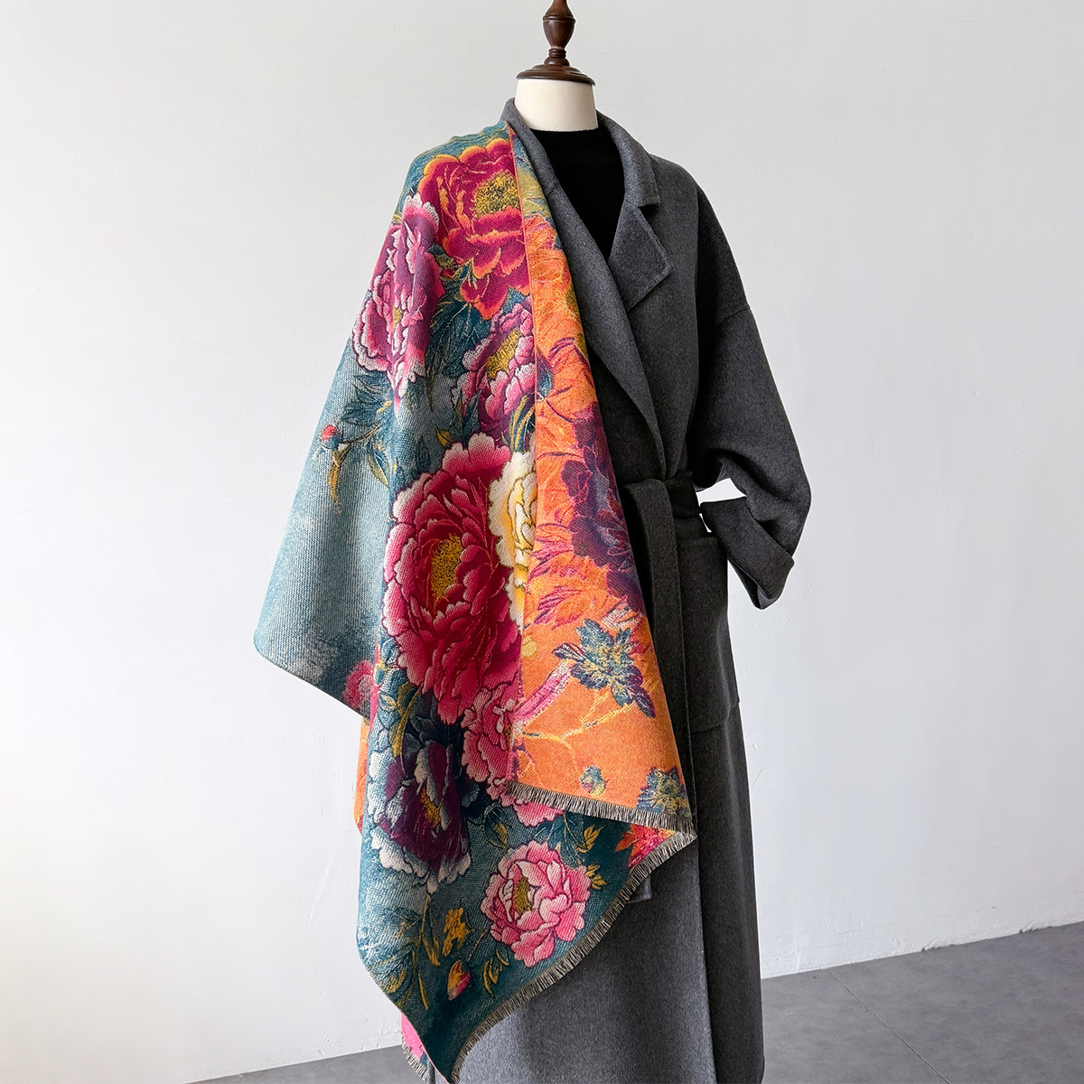 Warm Cashmere Scarf Women Shaw - Woven Scarf Blanket recensie en prijs