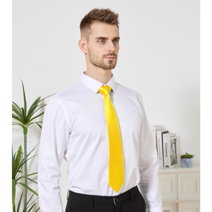 Men's Tie Set Solid Pure Color - Pocket Square Set recensie en prijs