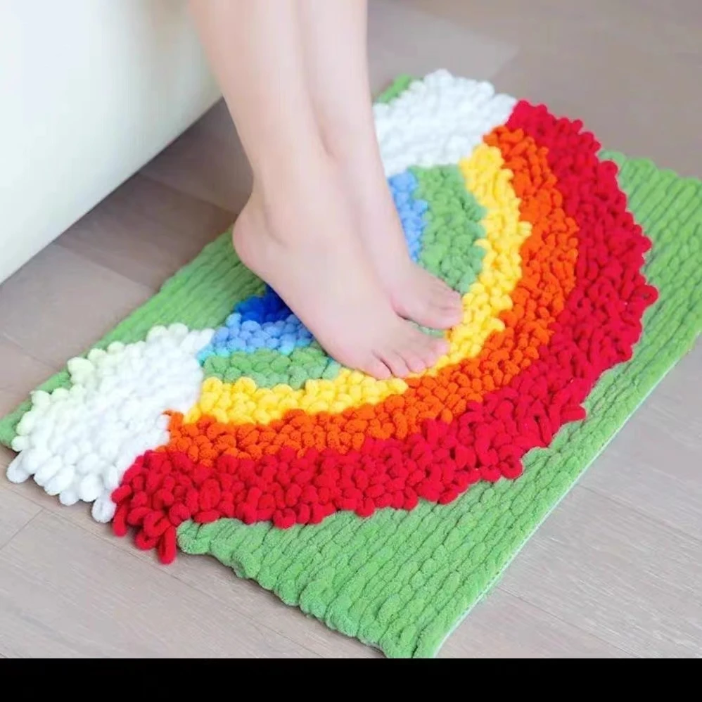 100g/Ball Finger Loop Yarn Thr - Woven Scarf Blanket recensie en prijs