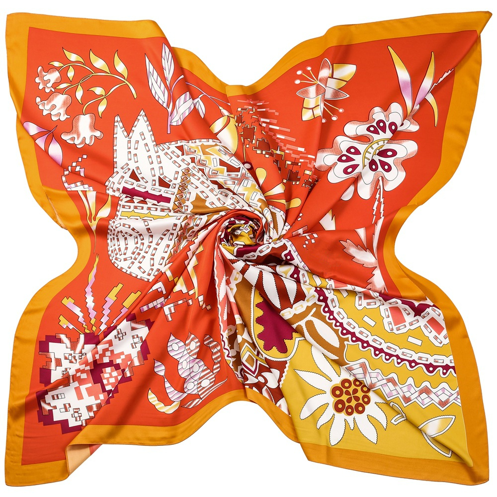 130cm Brand Women Scarves Desi - Silk Neck Scarf recensie en prijs