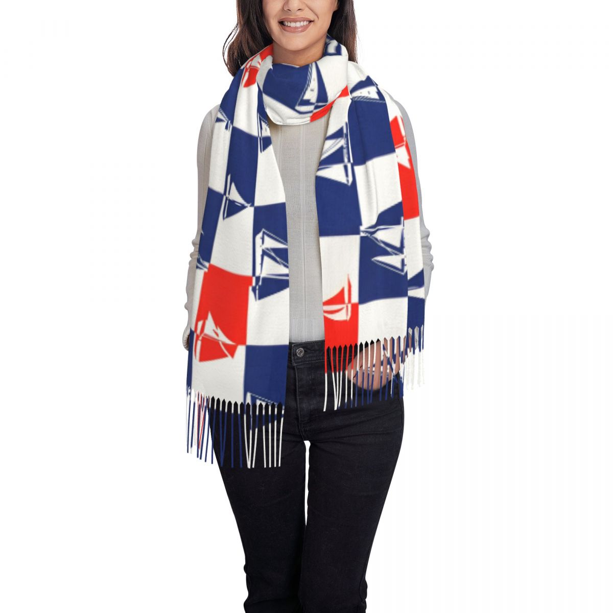 Sailing Ship Ocean Scarf Fall  - Pashmina Wrap Large recensie en prijs