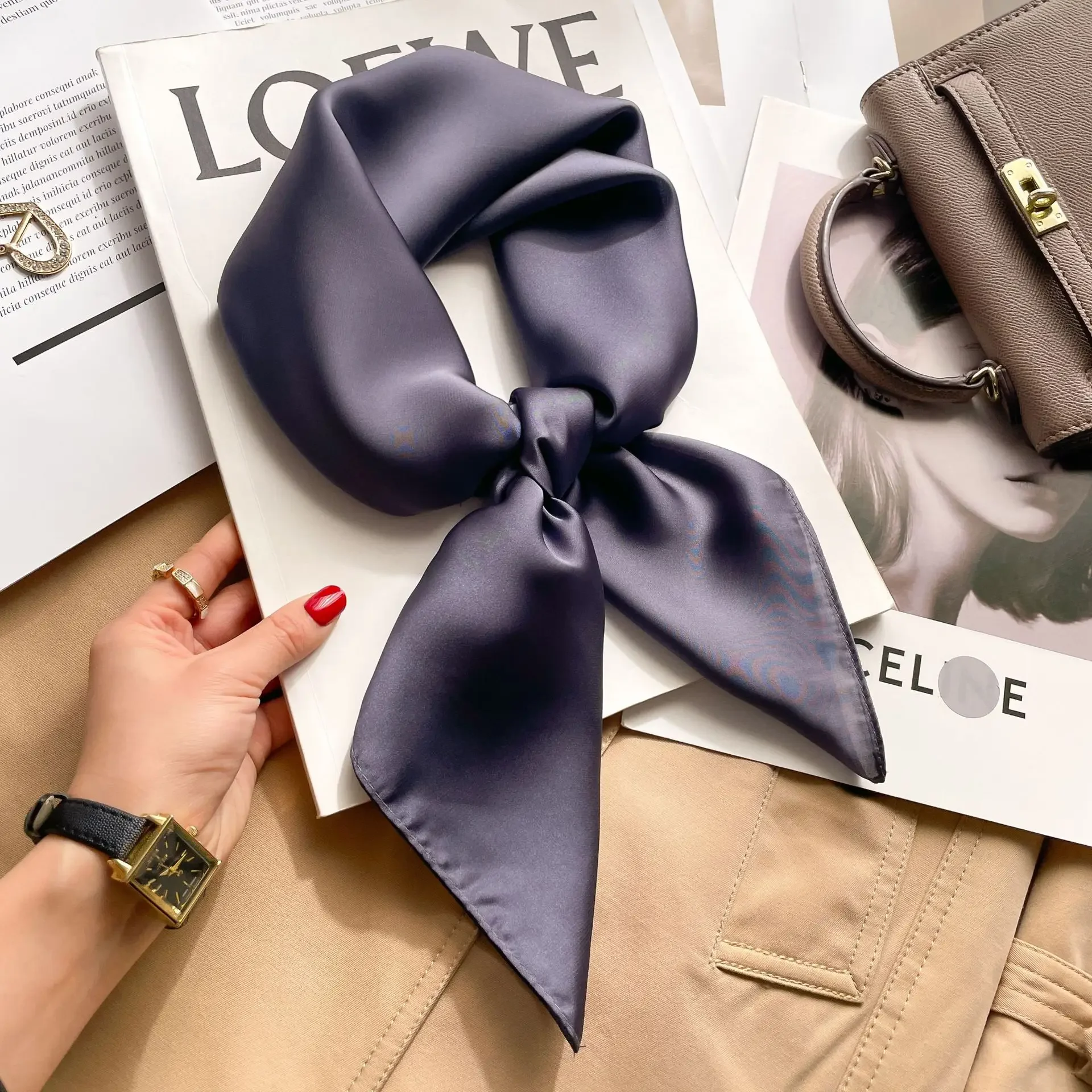 70cm Solid Colors Neckerchief  - Head Wrap Turban recensie en prijs
