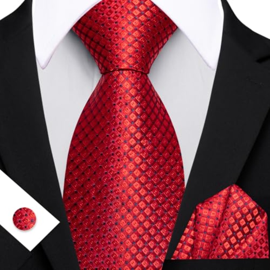 Men Plaid/Striped Ties Set Sil - Silk Tie Striped recensie en prijs