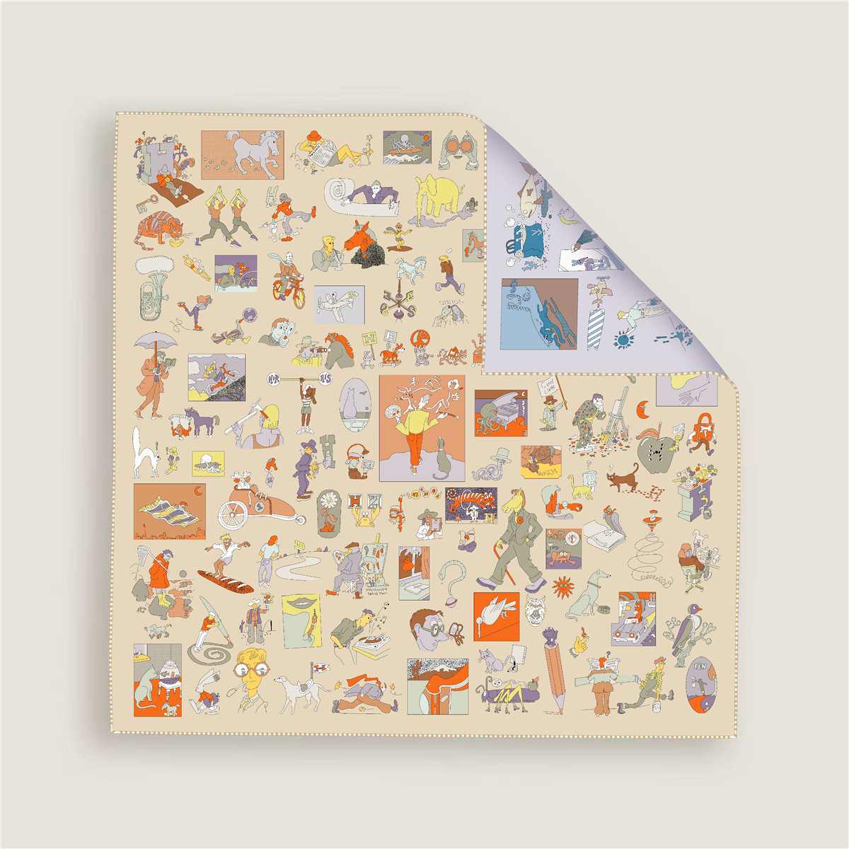 70cm Square Twill Silk Rolled  - Silk Neck Scarf recensie en prijs