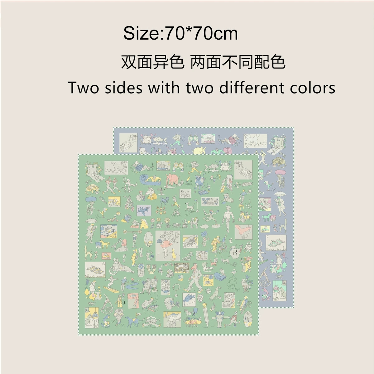 70cm Square Twill Silk Rolled  - Silk Neck Scarf recensie en prijs