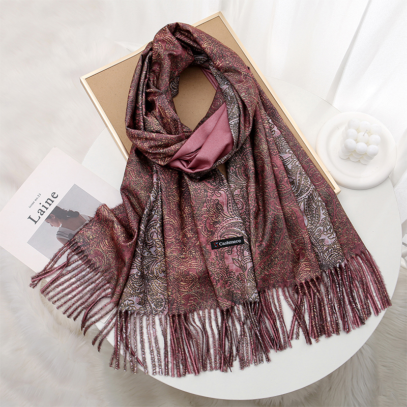 Luxury Paisley Pashmina Shawl  - Woven Scarf Blanket recensie en prijs