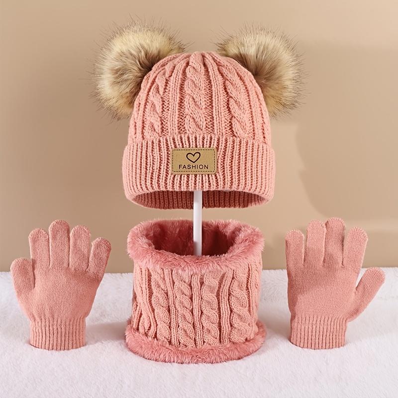 Toddler Kids Pom Pom Decor Bea - Infinity Scarf Knit recensie en prijs
