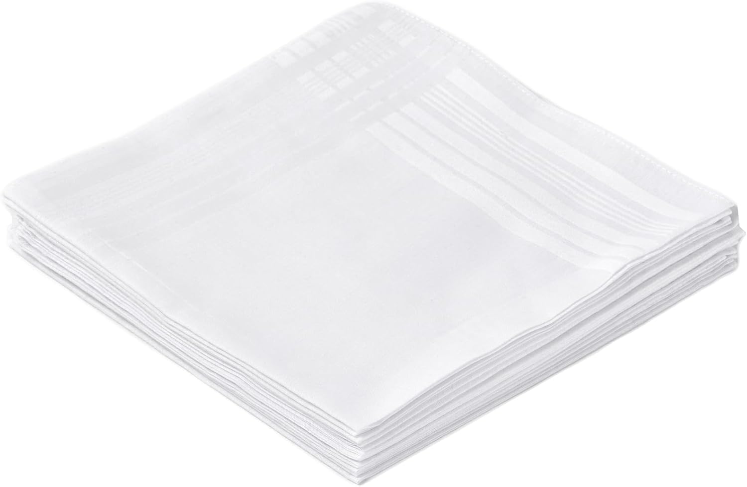 Men's Pure White 100% Cotton H - Handkerchief Cotton Men recensie en prijs