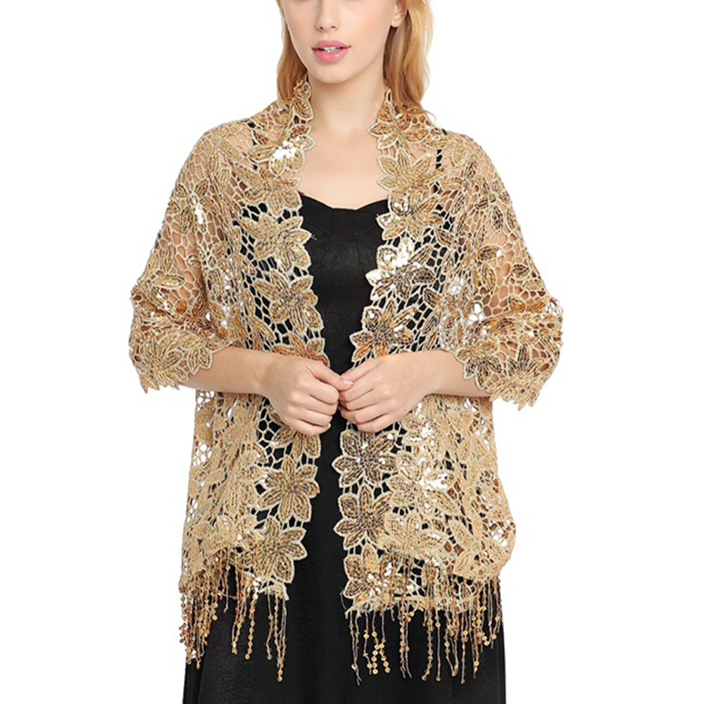 Bridal Wedding Hollow Sequin L - Stole Wedding Shawl recensie en prijs