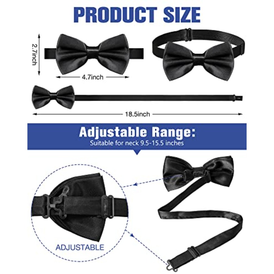 2026 New Arrival40 Pcs Bow Tie - Bow Tie Pre Tied recensie en prijs