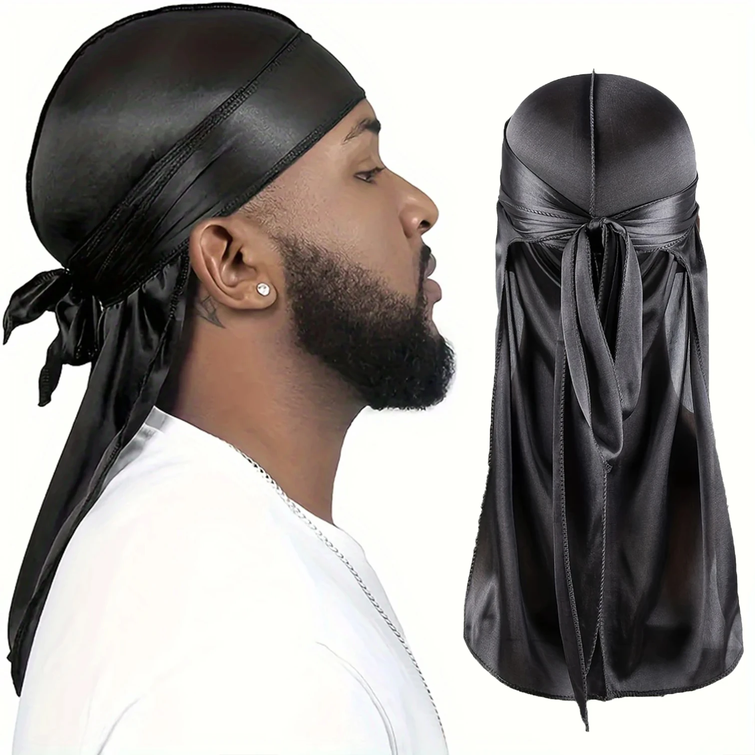 Men's Silk Durag Bonnet Bandan - Bandana Doo Rag recensie en prijs