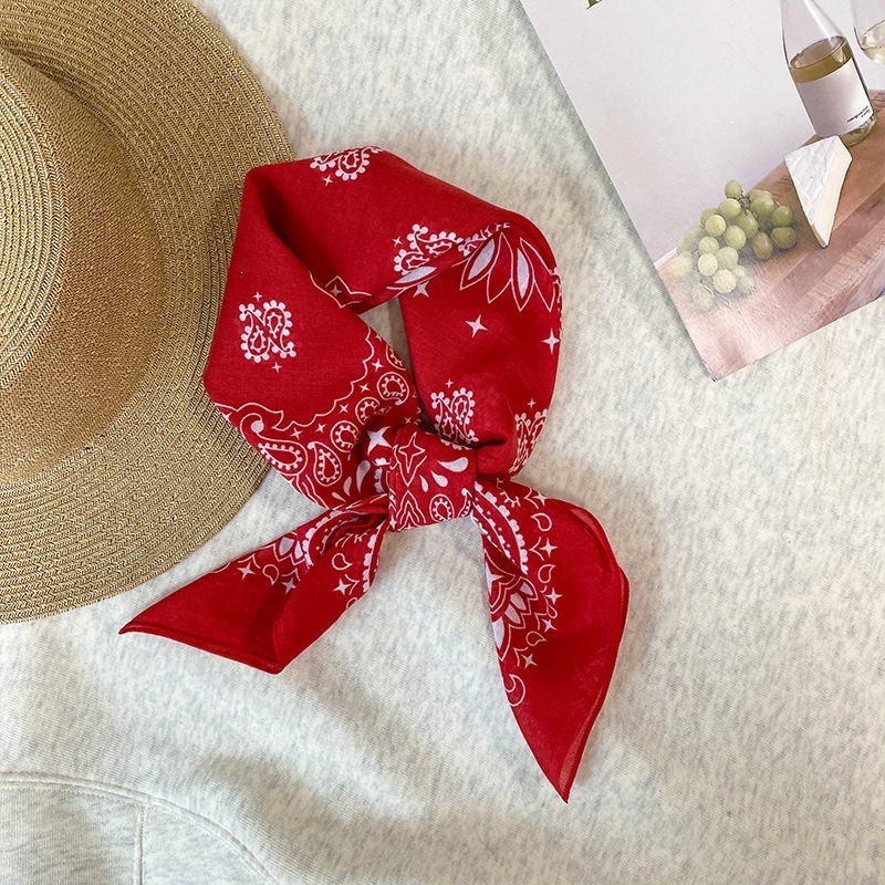 100% Cotton Square Scarf For W - Bandana Cotton recensie en prijs