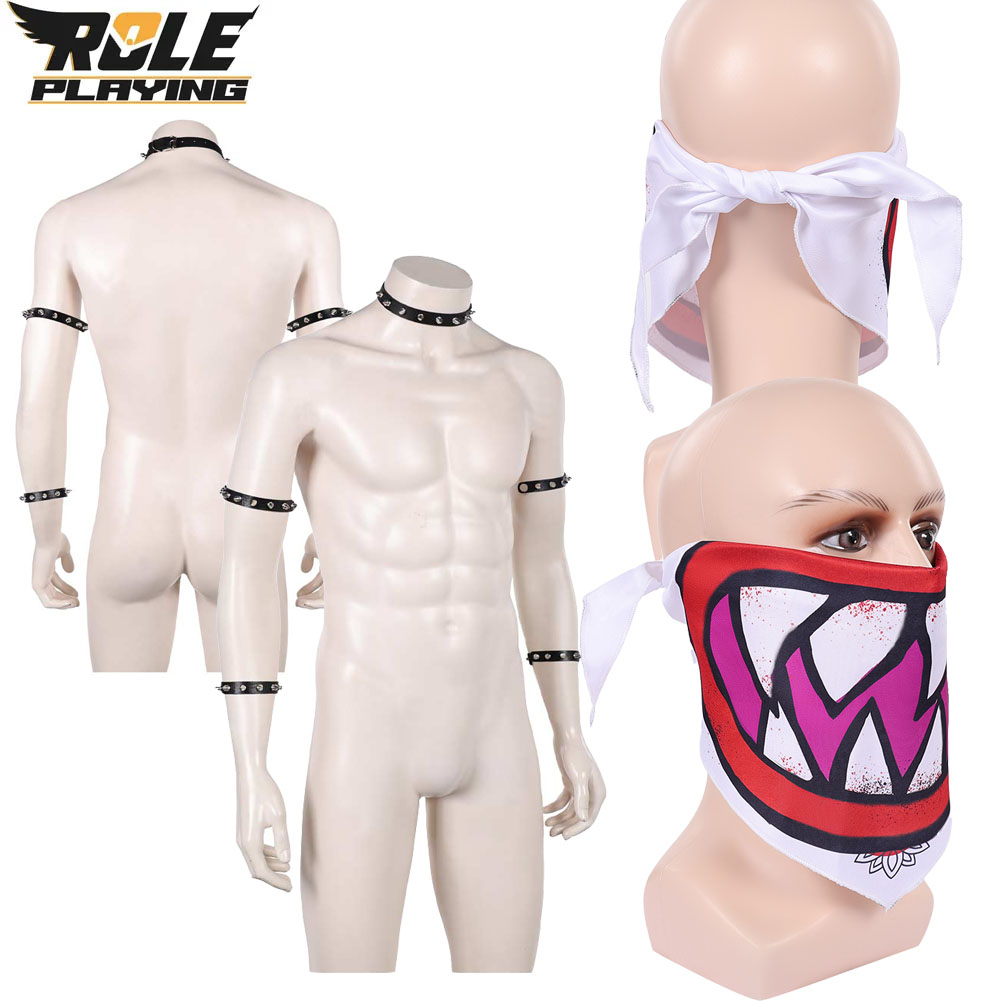 Bowser Jr Cosplay Scarf Mask B - Ascot Neck Scarf recensie en prijs