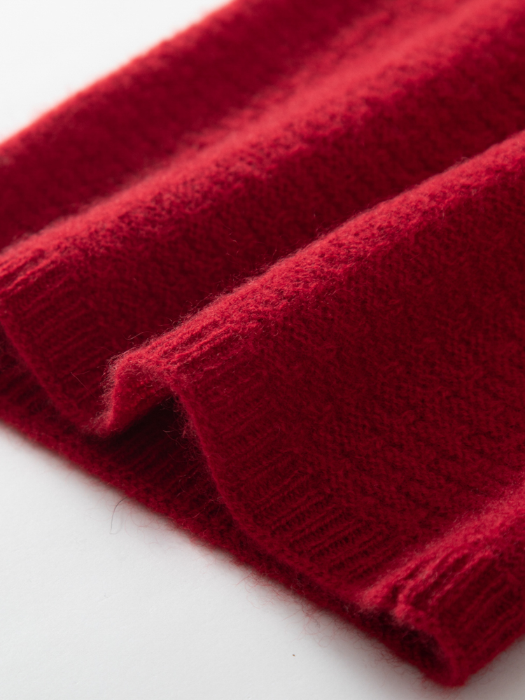 100% Pure Cashmere Waffle Knit - Infinity Scarf Knit recensie en prijs