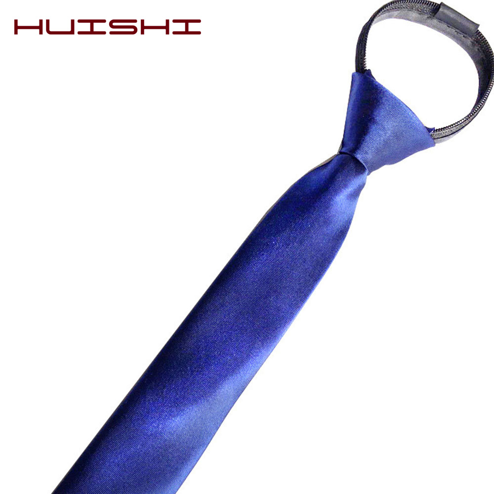 HUISHI Pre-tied Zipper Tie Nec - Skinny Tie Men recensie en prijs