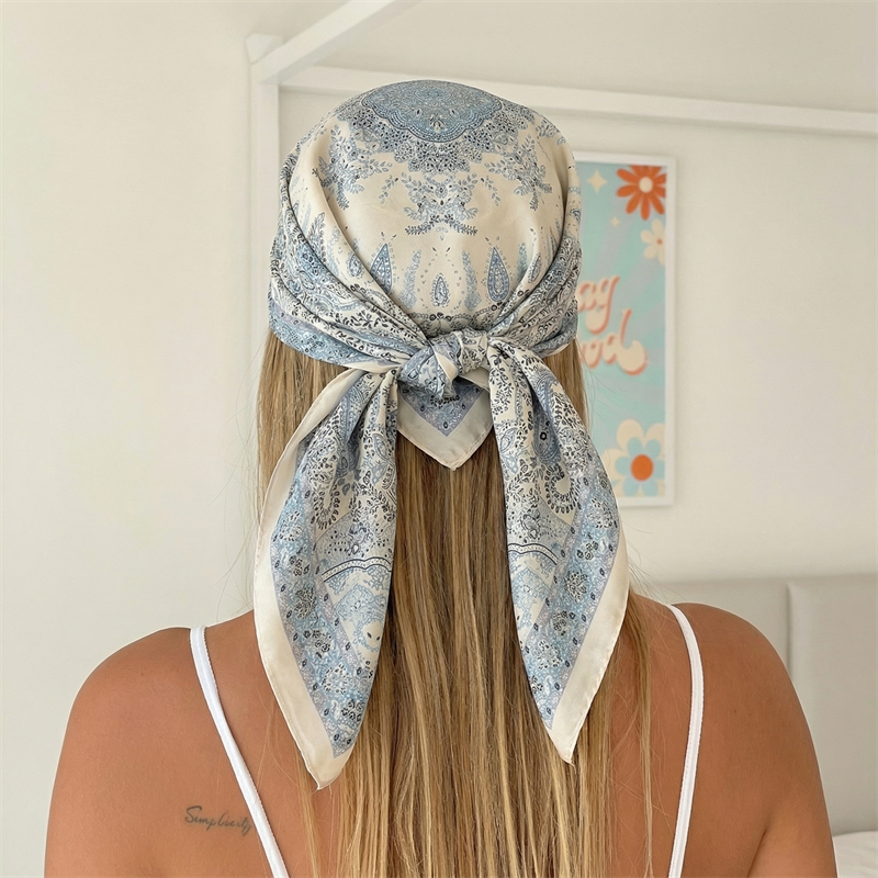 Luxury Printing Silk Square Sc - Head Wrap Turban recensie en prijs