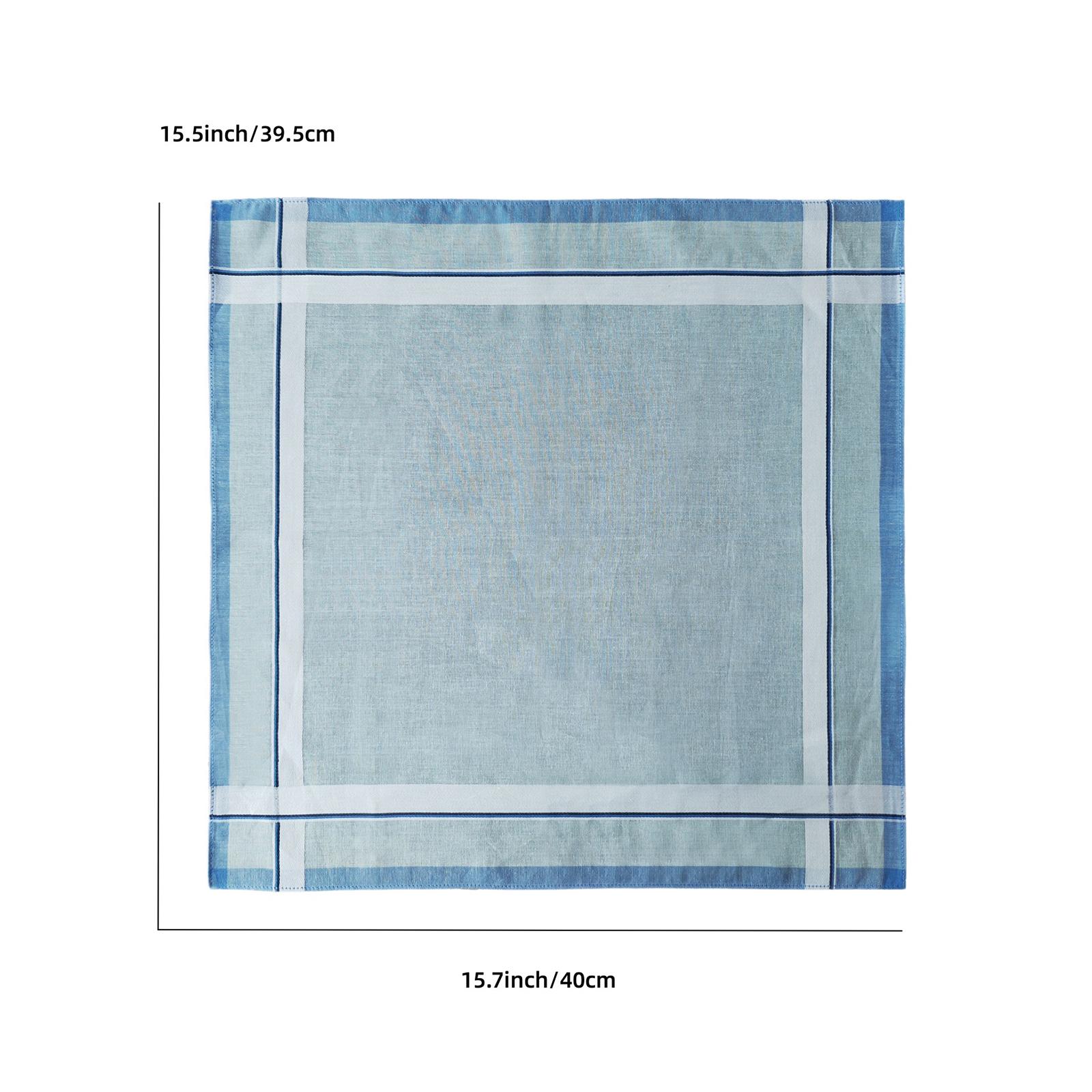 6Pcs Pocket Square Hankies 40c - Handkerchief Cotton Men recensie en prijs