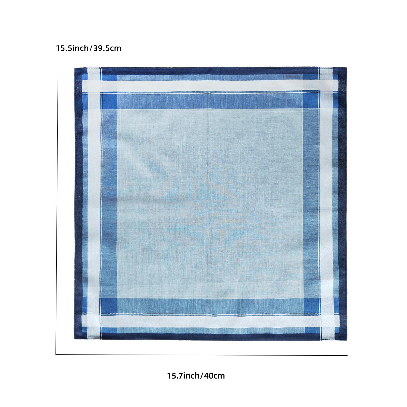 6Pcs Pocket Square Hankies 40c - Handkerchief Cotton Men recensie en prijs
