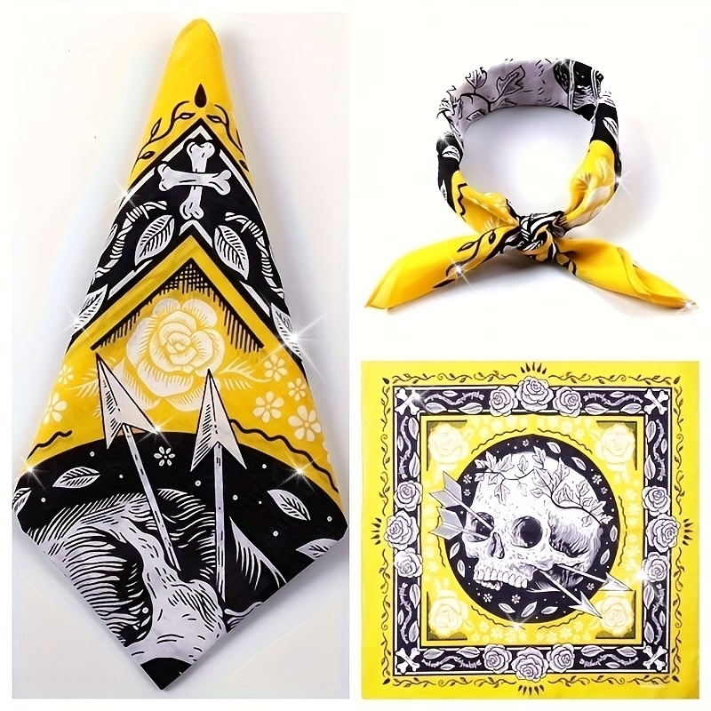 Skull Arrow Retro Headscarf Sq - Bandana Cotton recensie en prijs