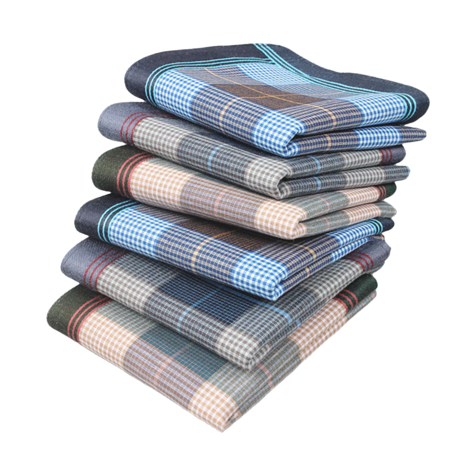 6Pcs Pocket Square Hankies, Un - Handkerchief Cotton Men recensie en prijs