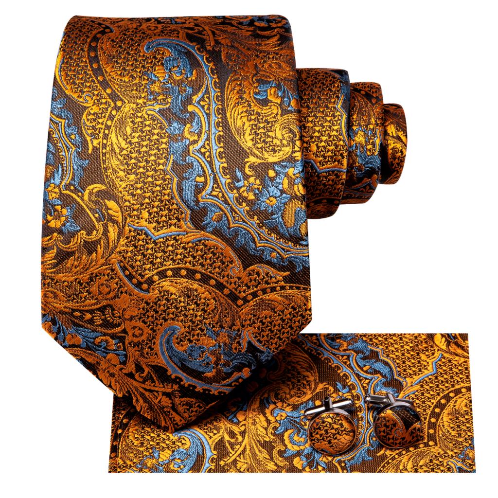 100% Silk Luxury Mens Ties Flo - Pocket Square Set recensie en prijs