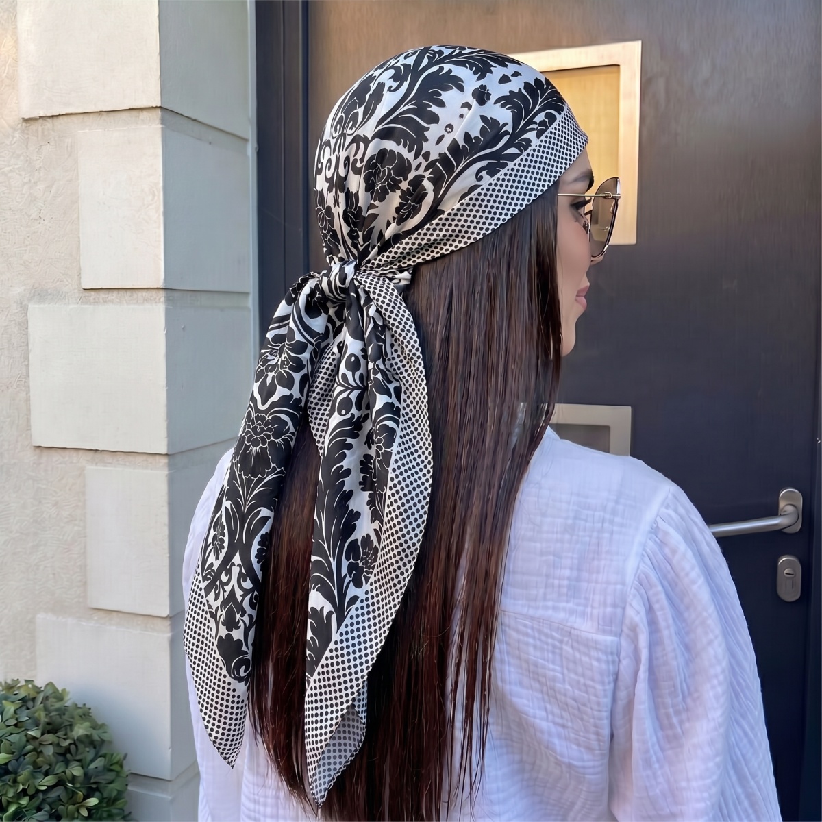 NEW Women Silk Square Scarf La - Pashmina Wrap Large recensie en prijs