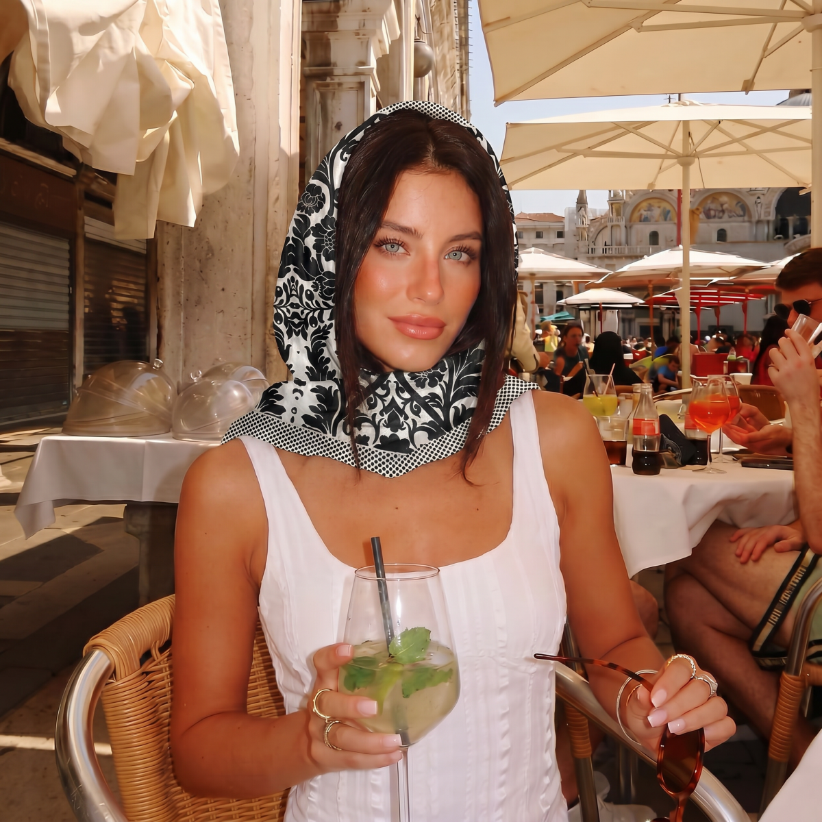 NEW Women Silk Square Scarf La - Pashmina Wrap Large recensie en prijs