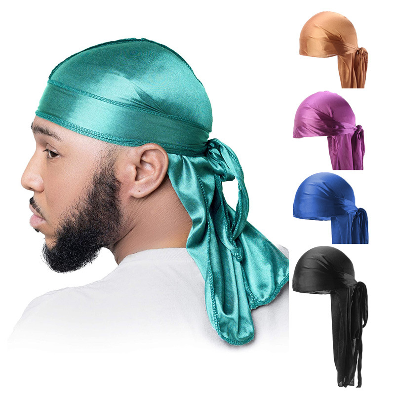 5Pcs New silk Durag Bandana Tu - Bandana Doo Rag recensie en prijs