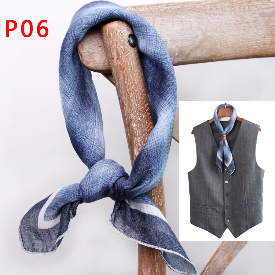 Men's Square Scarf with Button - Ascot Neck Scarf recensie en prijs