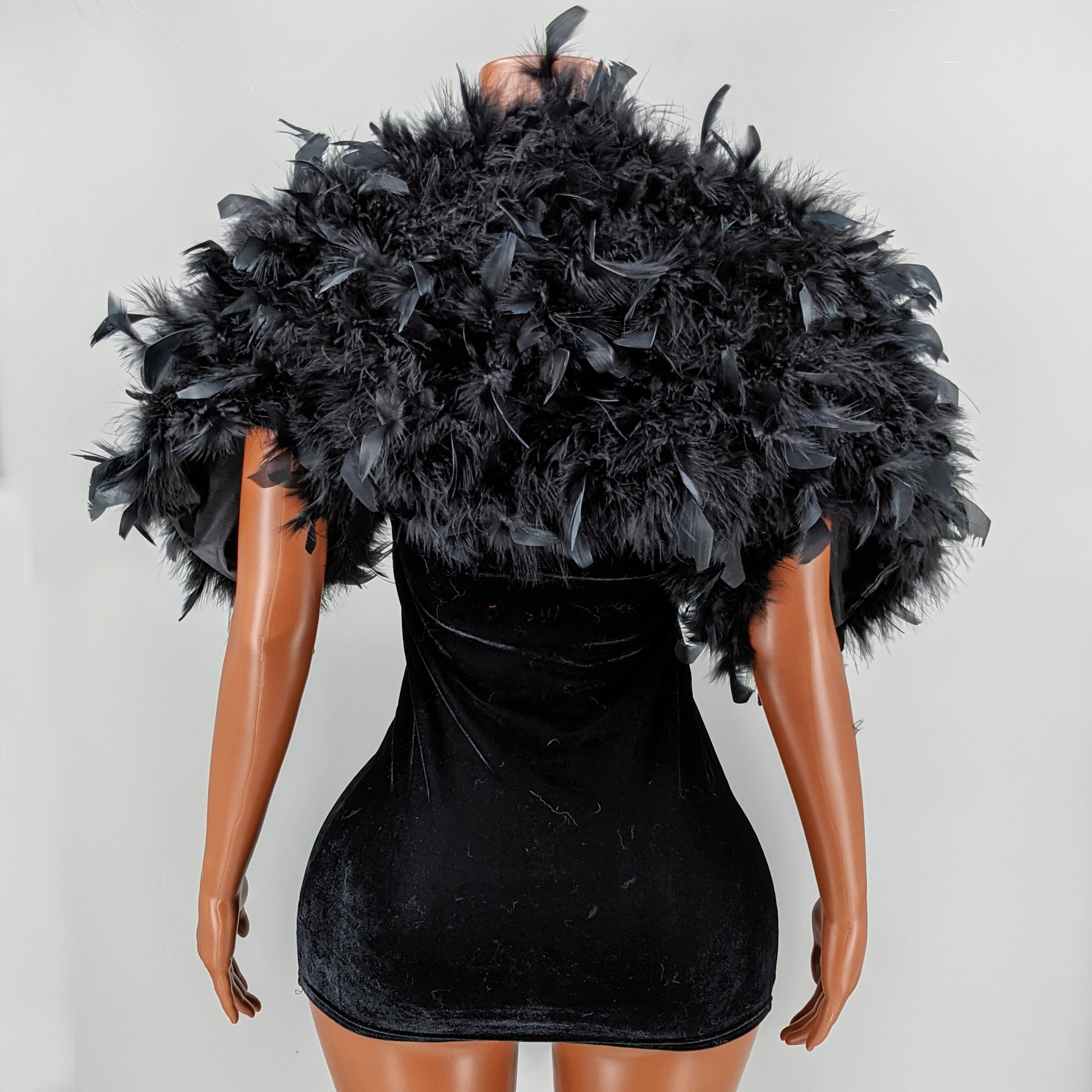 Black Feather Shawl for Women  - Stole Wedding Shawl recensie en prijs