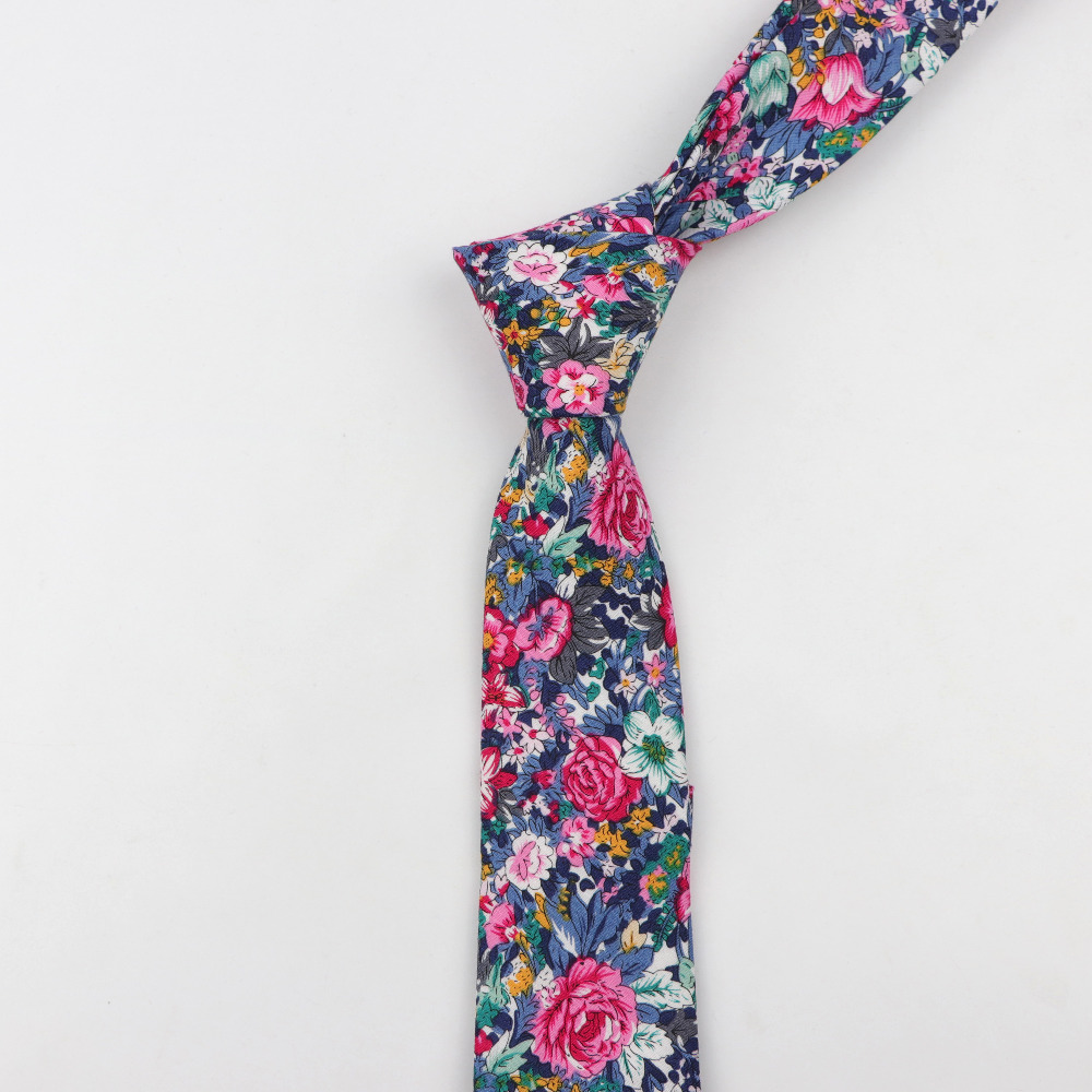 Cotton Flower Tie Men's Colour - Skinny Tie Men recensie en prijs