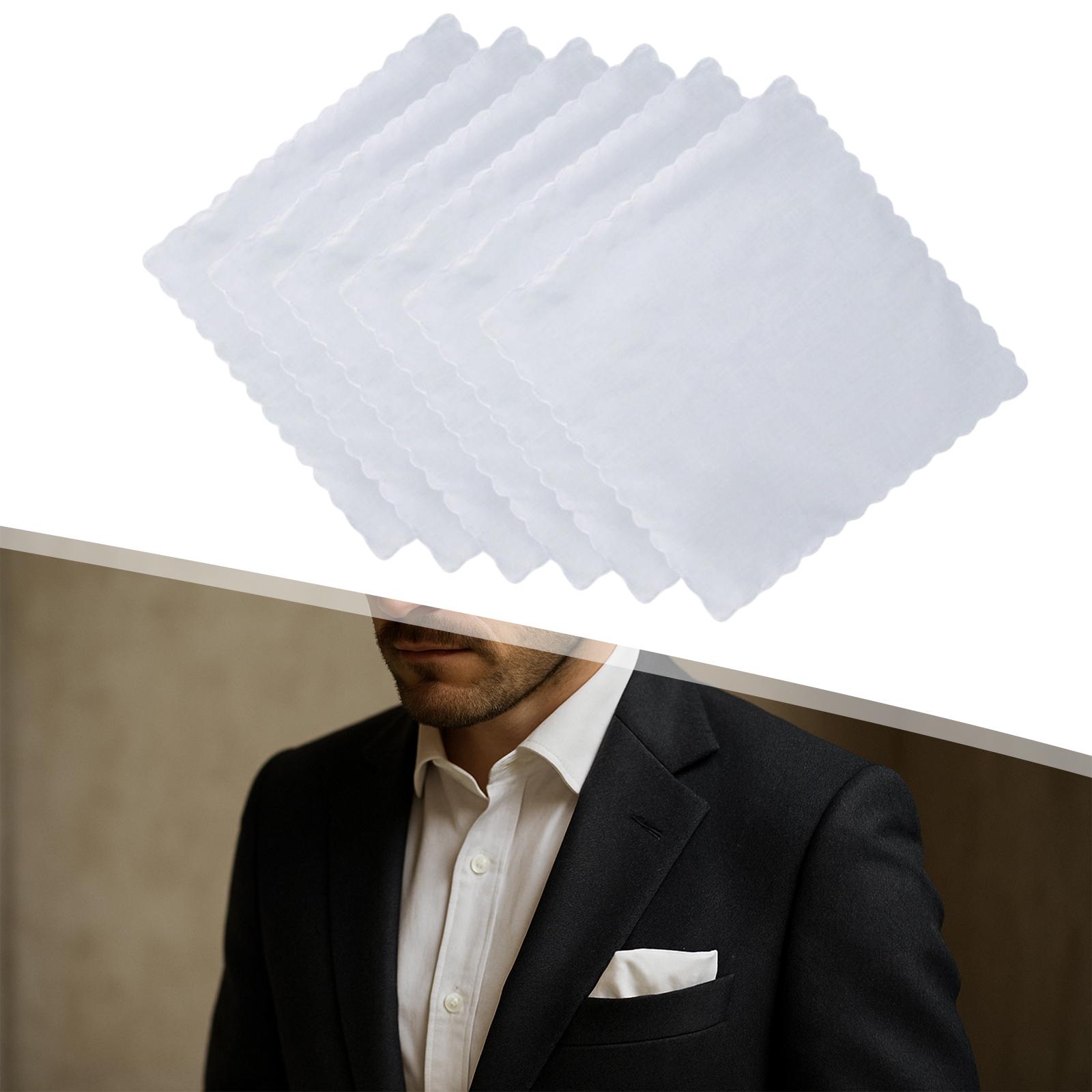 6Pcs Cotton Handkerchiefs for  - Handkerchief Cotton Men recensie en prijs