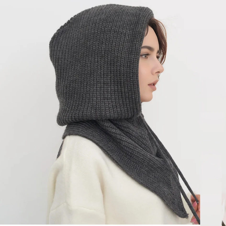 Women's Knitted Beanie Hat wit - Infinity Scarf Knit recensie en prijs